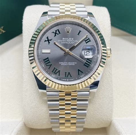 rolex datejust 41 wimbledon usato|2023 rolex datejust wimbledon 41mm.